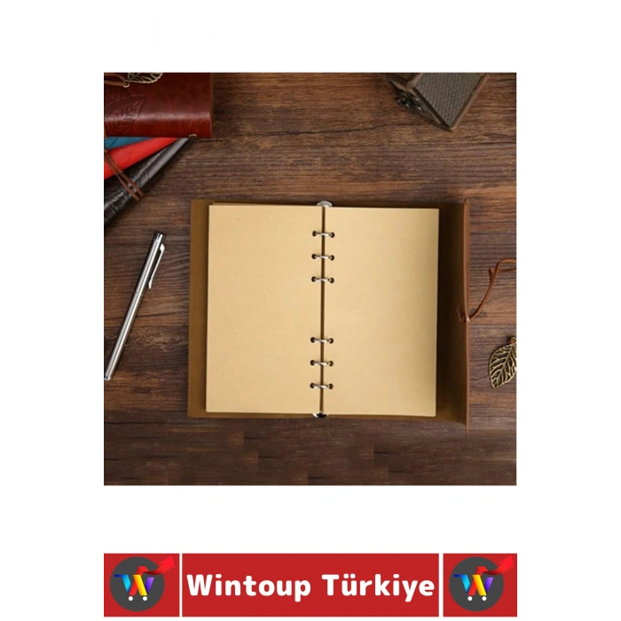 #Defter Okul Ofis Günlük Not Ajanda Hatıra Anı Tutma Eş Sevgili Anneler Babalar Öğretmenler Günü Çok Şık Dekoratif Hediyelik Yaprak Tasarımlı Çizgisiz Kırmızı Deri Defter