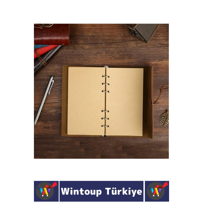 #Defter Okul Ofis Günlük Not Ajanda Hatıra Anı Tutma Eş Sevgili Anneler Babalar Öğretmenler Günü Çok Şık Dekoratif Hediyelik Yaprak Tasarımlı Çizgisiz Lacivert Deri Defter