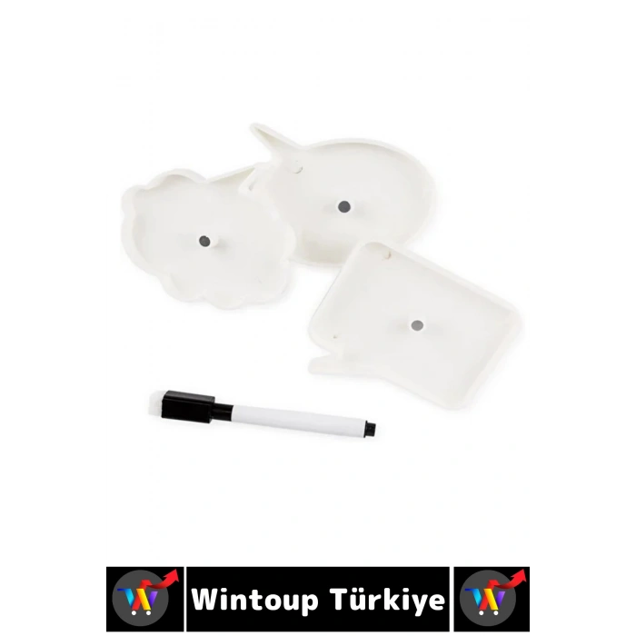 #Hediyelik Dekoratif Hediyelik Kişiye Özel Anlamlı Mesaj Gündelik Not Buzdolabı Metal Yüzeye Yapıştırılabilir Yazı Kalemli Konuşma Balonu Tasarımlı Mıknatıslı Magnet 3 Adet