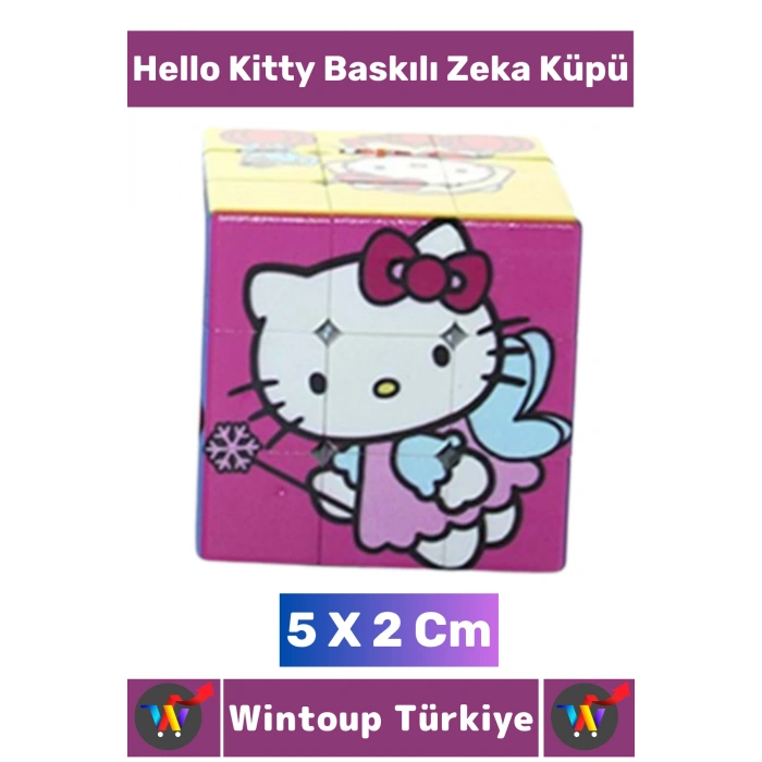 #Oyuncak Premium El Göz Koordinasyon Geliştirici Eğitici Öğretici Stres Giderici Zeka Küpü Eğlenceli İlgi Çekici Anime Figür Karakter Hello Kitty Baskılı Çocuk KÜP YAPBOZ 5 X 2 Cm