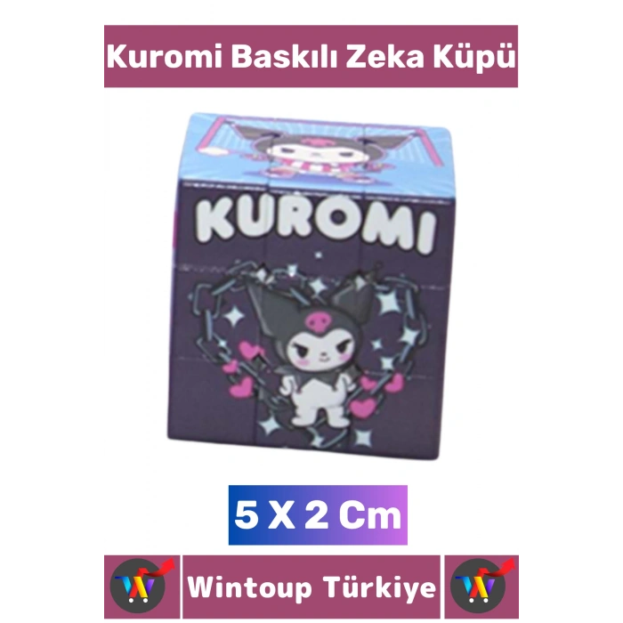 #Oyuncak Premium El Göz Koordinasyon Geliştirici Eğitici Öğretici Stres Giderici Zeka Küpü Eğlenceli İlgi Çekici Anime Figür Karakter Kuromi Baskılı Çocuk KÜP YAPBOZ 5 X 2 Cm