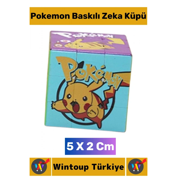 #Oyuncak Premium El Göz Koordinasyon Geliştirici Eğitici Öğretici Stres Giderici Zeka Küpü Eğlenceli İlgi Çekici Nostaljik Anime Figür Karakter Pokemon Baskılı Çocuk KÜP YAPBOZ 5 X 2 Cm