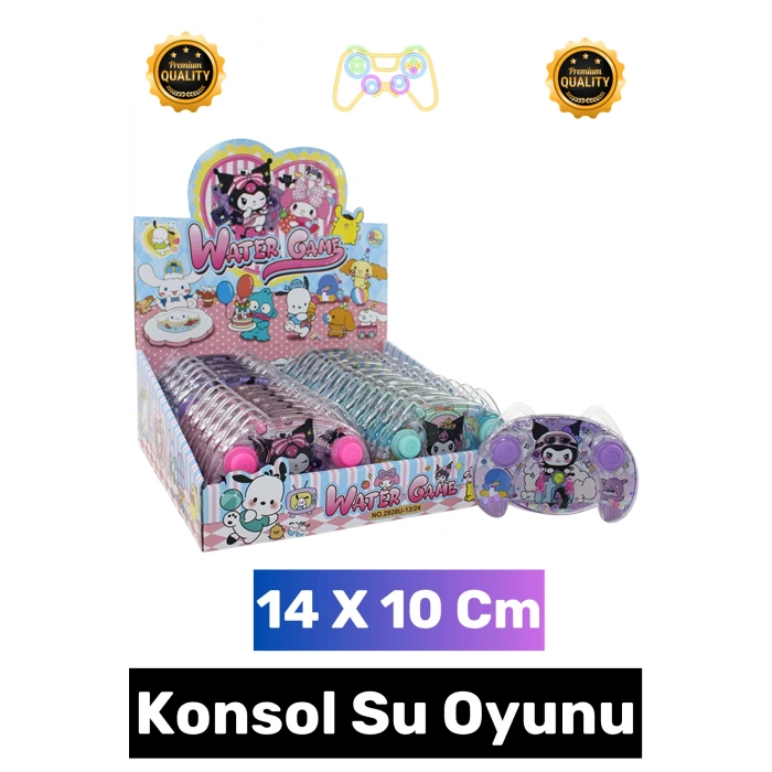 #Oyun Çocuk Eğitici El Göz Koordinasyonu Beceri Gelişimi Eğlenceli Stres Atma Halka Geçirme Oyun Koleksiyon Hediyelik Şık Nostaljik Kuromi Tasarımlı El Konsolu Su Oyunu