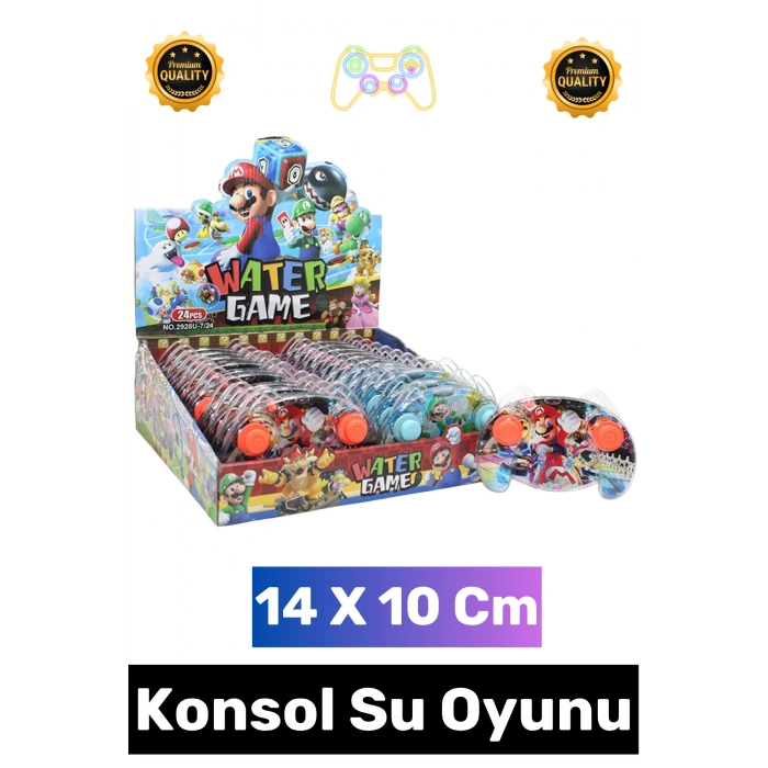 #Oyun Çocuk Eğitici El Göz Koordinasyonu Beceri Gelişimi Eğlenceli Stres Atma Halka Geçirme Oyun Koleksiyon Hediyelik Şık Nostaljik Super Mario Ateri Tasarımlı El Konsolu Su Oyunu