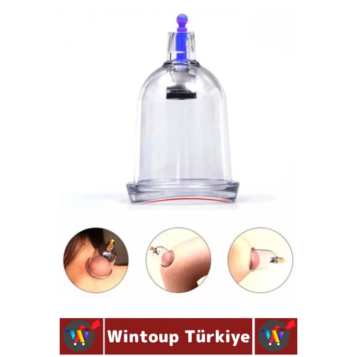 #Hacamat Geleneksel Tedavi 100 Adet 6 No Selülit Çatlak Giderici Vakumlu Kupa Seri 1 Adet Yüz Hassas Bölge Uyumlu Tek İz Otomatik Kalem Premium Hacamat Seti