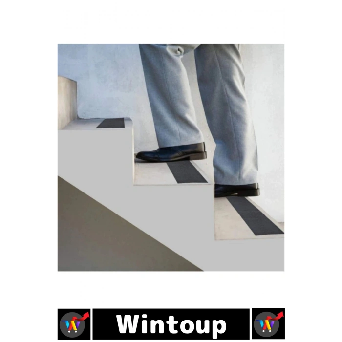 #Bant Profesyonel Ultra Güçlü Yapışkan Isg Iş Yeri Ev Depo Atölye Rampa Kaygan Zemin Merdiven Kayma Önleyici Koruyucu 50 Mm x 15 Metre Siyah Kaydırmaz Bant 1 Adet