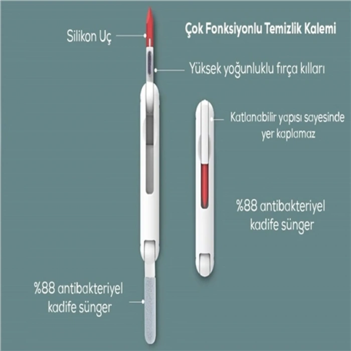 7 Parça Klavye Ve Kulaklık Temizleme Fırça Seti