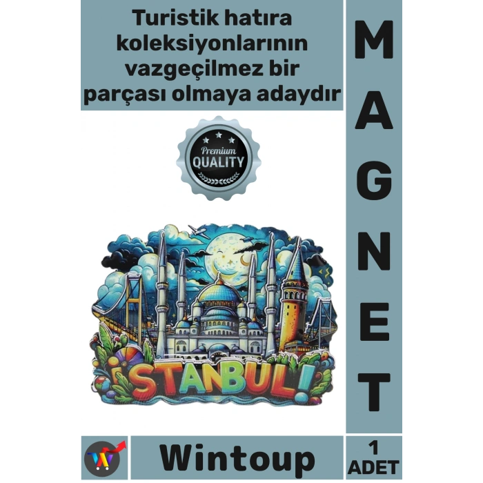 #Magnet Dekoratif Hatıra Eşyası Buzdolabı Süsü Turistik Hediyelik Şık Ahşap İstanbul Temalı Magnet