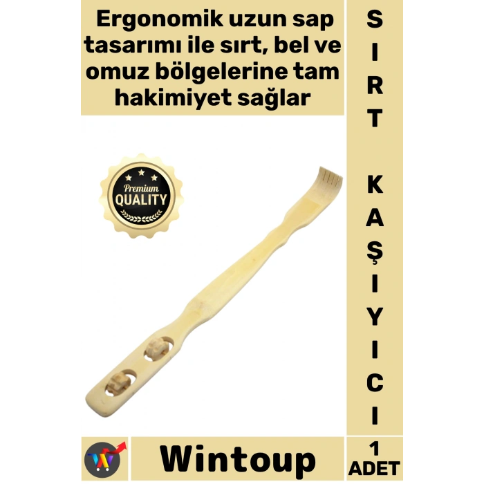 #SırtKaşıma Doğal Masaj Etkili Ergonomik Tasarım Kalite Dayanıklı Uzun Saplı Ahşap Sırt Kaşıma Aleti