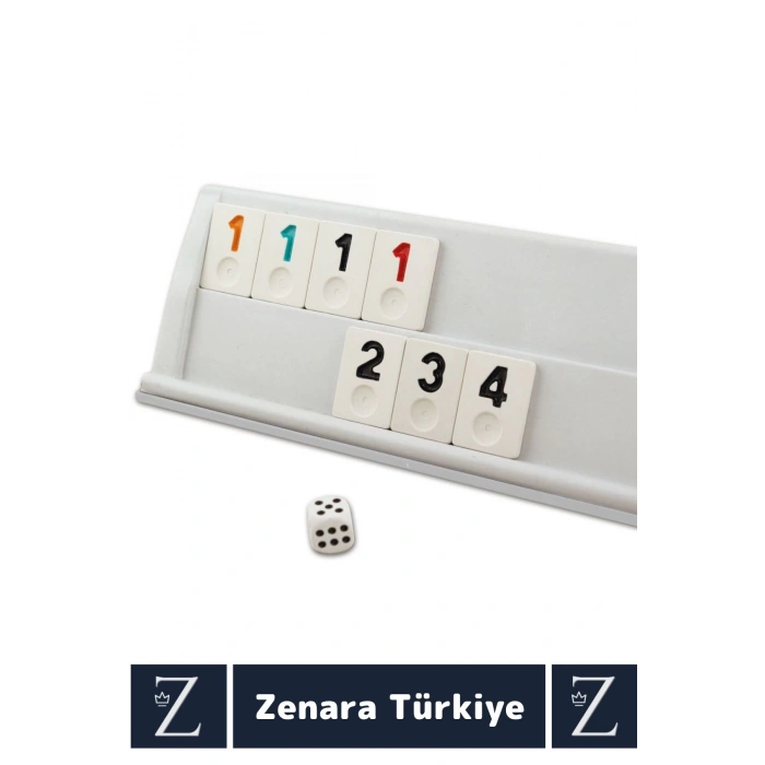 Aile Ev Arkadaş Kahve Cafe Oyun Dayanıklı Antibakteriyel Kir Tutmaz Sert Plastik 101 OKEY TAKIMI