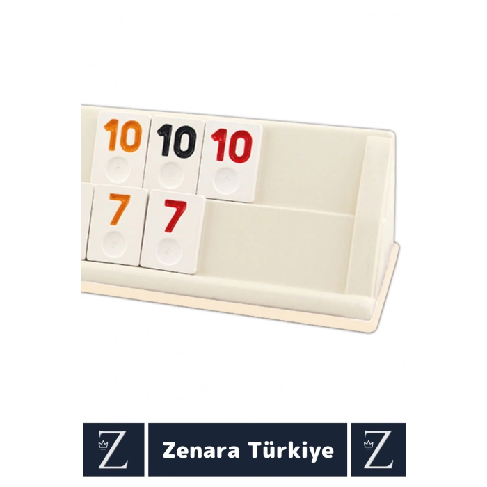 Aile Ev Arkadaş Kahve Cafe Piknik Oyun Dayanıklı Antibakteriyel Kir Tutmaz Plastik 101 OKEY TAKIMI