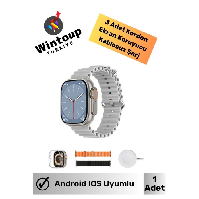 Akıllı Saat Kadın Erkek Tüm Telefonlarla Uyumlu Bluetooth Arama Özellikli Akıllı Saat