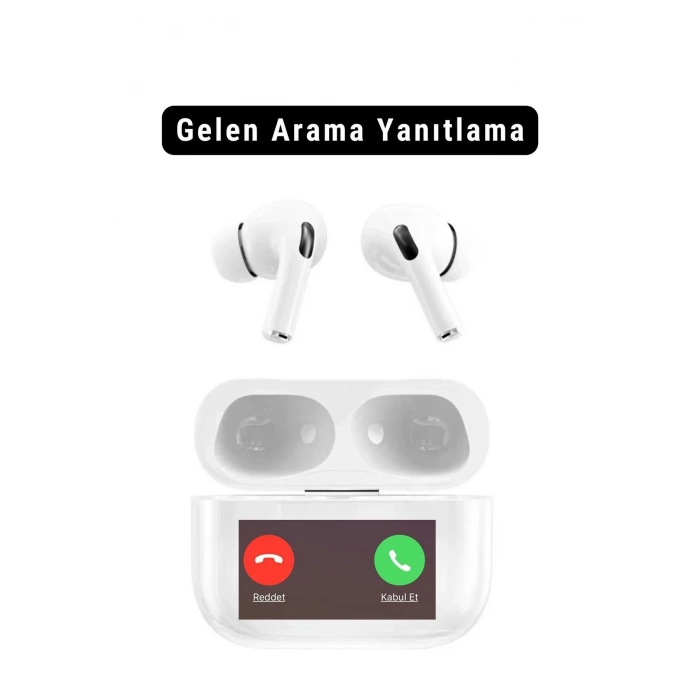 Akıllı Telefon Uyumlu ANC Dokunmatik Oled Ekran Arama Yanıtlama Bluetooth TWS Kulaklık