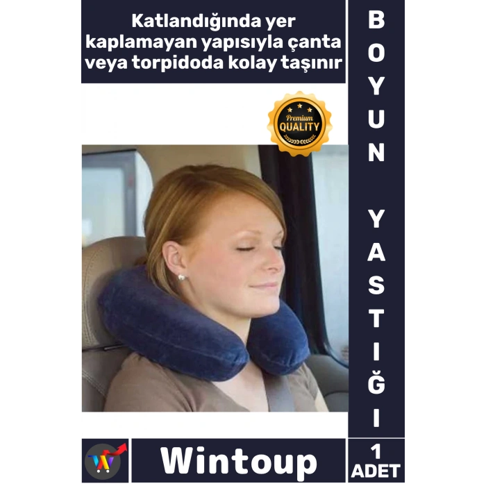 #SeyahatYastığı Ortopedik Şişirilebilir Konforlu Ergonomik Araba Yolculuk Araç Boyun Seyahat Yastığı