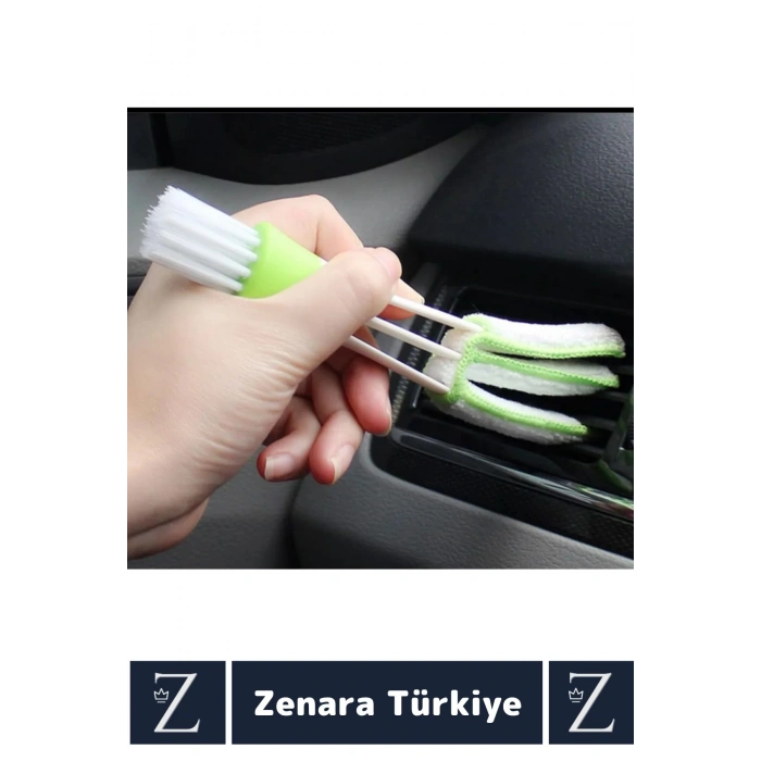 Araç İçi Zor Dar Hassas Yerleri Temizleyen Elektronik Otomobil Araç Klima İç Detay Temizleme Fırçası