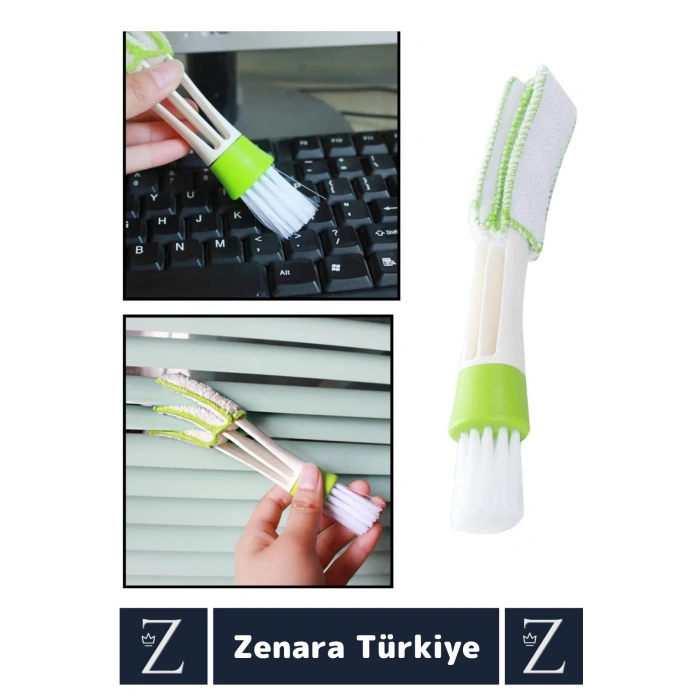 Araç İçi Zor Dar Hassas Yerleri Temizleyen Elektronik Otomobil Araç Klima İç Detay Temizleme Fırçası