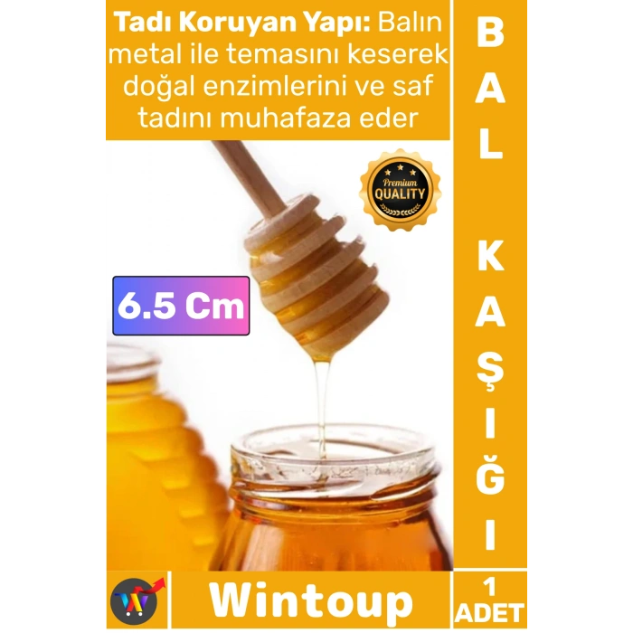 #BalKaşığı 6.5 Cm Mini Boy Doğal Kanallı Damlatmaz Ekolojik Sağlıklı Mutfak Gereci Ahşap Bal Kaşığı