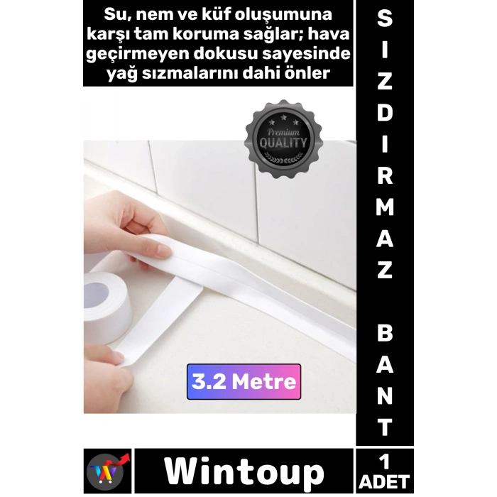 #Bant PE Malzeme Mutfak Banyo Kenar Köşe İzolasyon Sızdırmazlık Koruyucu Şık Güçlü Su Sızdırmaz Bant