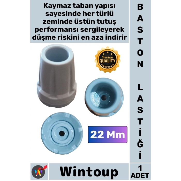 #Baston Kauçuk Kaymaz Dayanıklı Yedek Pabuç Güvenli Ortopedik Siyah Destek Baston Lastiği 22 Mm
