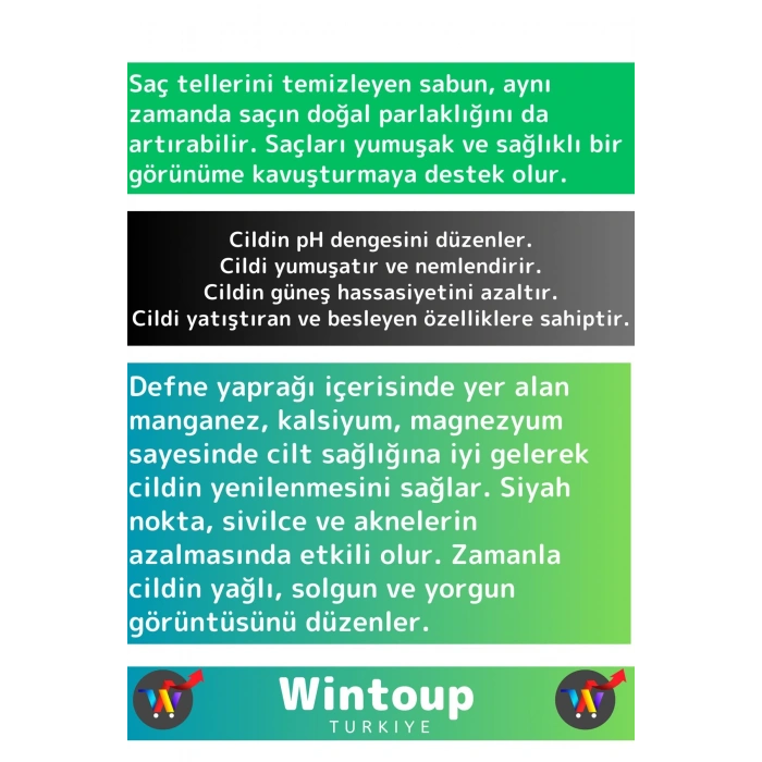 Bitkisel %100 Saf Saç Cilt Vücut Kullanım Saç Derisine Etkili Defne Sabunu 2 Adet 100gr