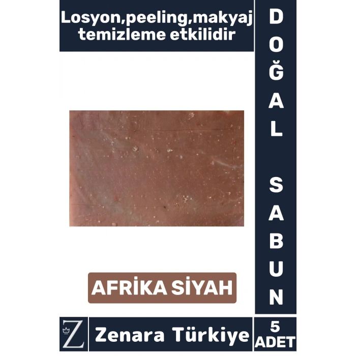 Bitkisel Organik %100 Doğal Saç Yüz Vücut El Kullanım Cilt Losyon Peeling Sabun AFRİKA SİYAH 5 Adet