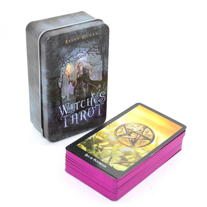 By Ellen Dugan Witches (Cadı) Metal Kutulu Tarot Kartı Alk2815