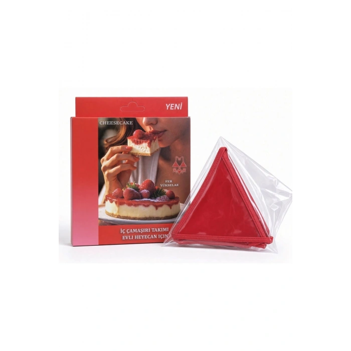 Çilekli Cheesecake Aromalı Yenilebilir İç Çamaşırı