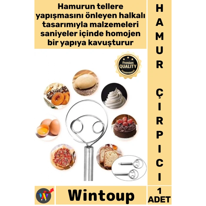 #Çırpıcı Mutfak Ekmek Pizza Hamur Karıştırıcı Profesyonel Paslanmaz Çelik Danimarka Hamur Çırpıcı