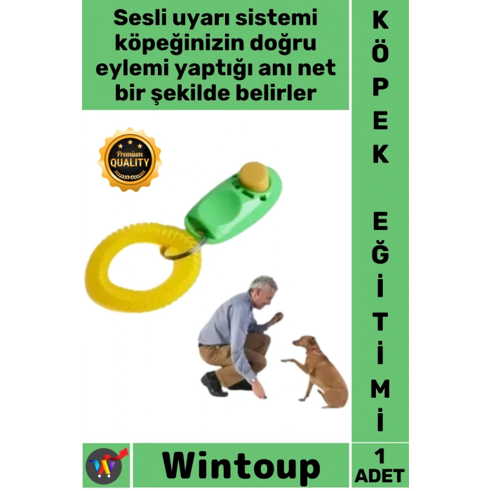 #KöpekEğitim Profesyonel Sesli Uyarı Pozitif Şartlandırma Komut Onaylama Clicker Köpek Eğitim Aleti