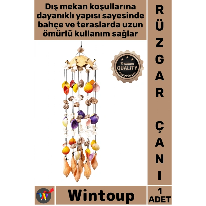 Coconat Deniz Kabuğu Rüzgar Çanı No:1147