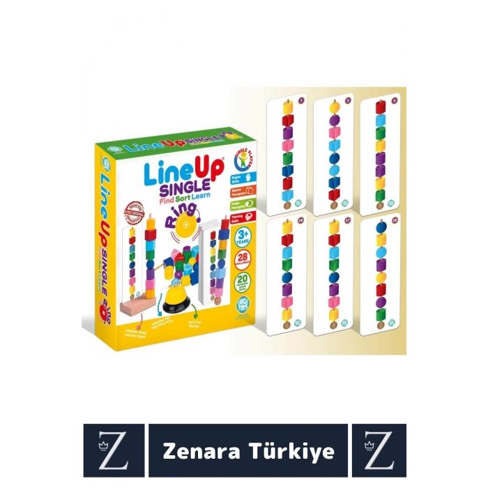 Çocuk Eğitici Görsel Algı Geometri Renk Bilgisi Öğrenim Eğlenceli Zilli İpe Çubuğa Boncuk Dizme Oyun