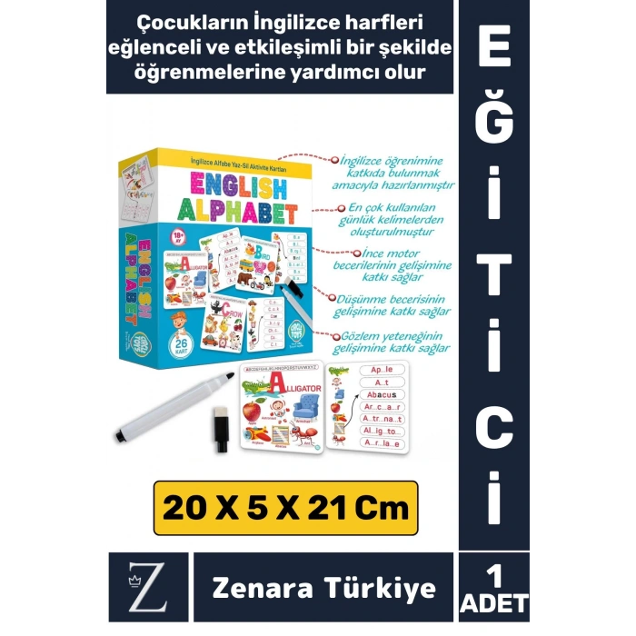 Çocuk Eğitici İngilizce Dil Bilgisi Gelişimi Hayvan Meyve Sebze Nesne Tanıma İNGİLİZCE ALFABE