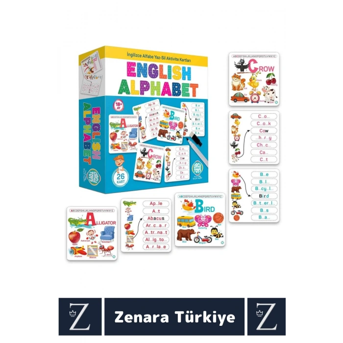 Çocuk Eğitici İngilizce Dil Bilgisi Gelişimi Hayvan Meyve Sebze Nesne Tanıma İNGİLİZCE ALFABE
