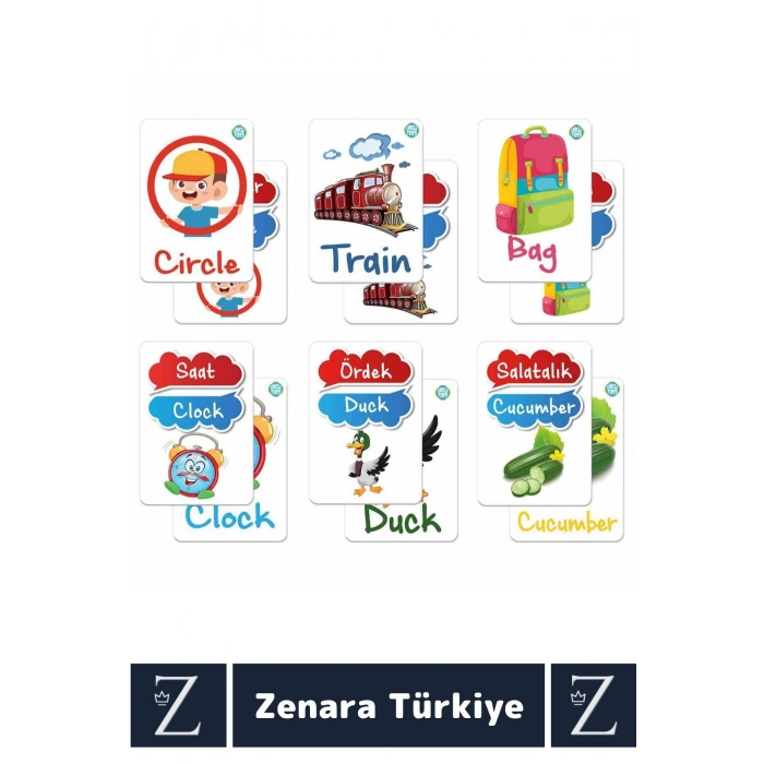 Çocuk Eğitici İngilizce Öğrenimi Ön Hazırlık Dil Gelişimi Konuşma Eğlenceli İNGİLİZCE ÖĞRNİYORUM