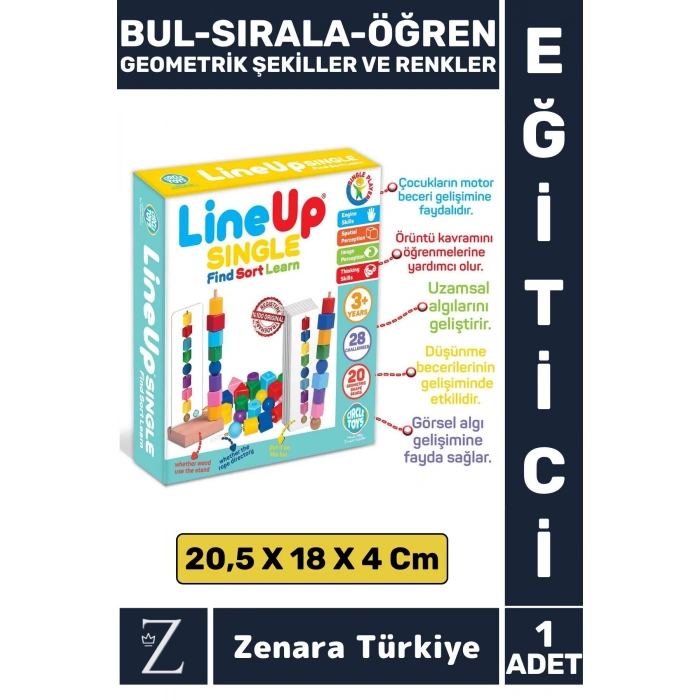 Çocuk Eğitici Zeka Görsel Uzamsal Algı Koordinasyon Geliştirici Eğlenceli Öğretici BUL SIRALA ÖĞREN