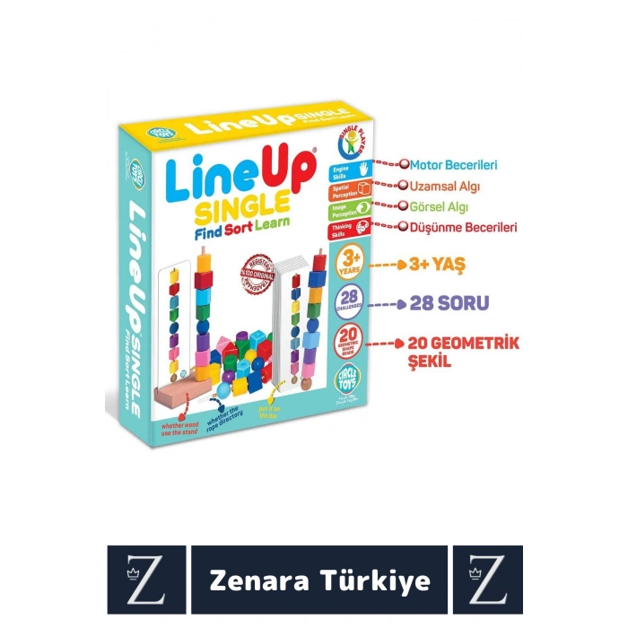 Çocuk Eğitici Zeka Görsel Uzamsal Algı Koordinasyon Geliştirici Eğlenceli Öğretici BUL SIRALA ÖĞREN