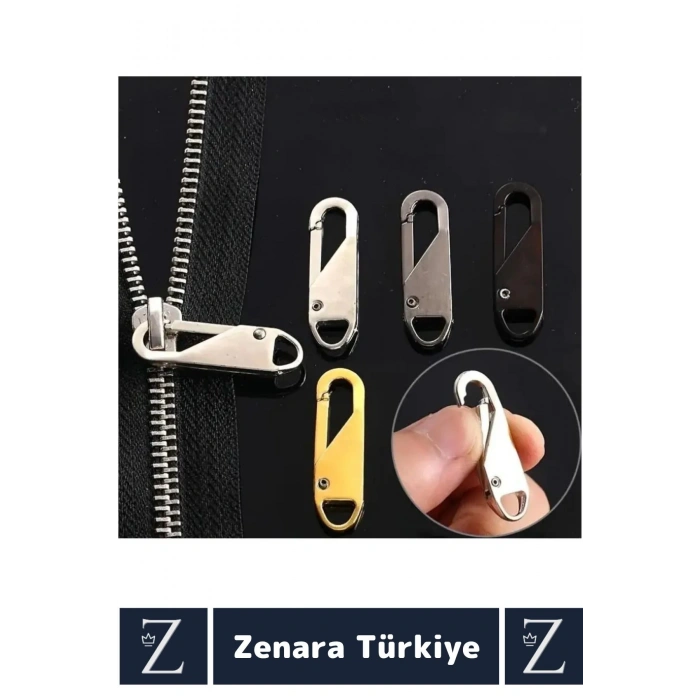 Dayanıklı Dikiş Kurulum Gerektirmez Ayakkabı Çanta Valiz Mont Pratik Fermuar Sürgüsü Başlığı 10 Adet