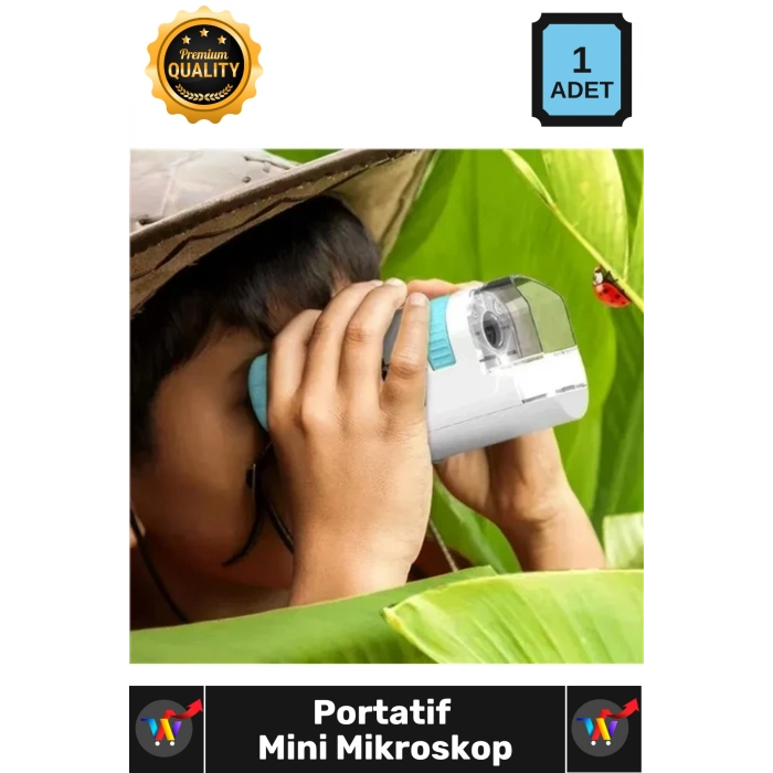 #Mikroskop Çocuk Eğlenceli Gözlem Profesyonel Yüksek Çözünürlük Optik Mercek Portatif Mini Mikroskop