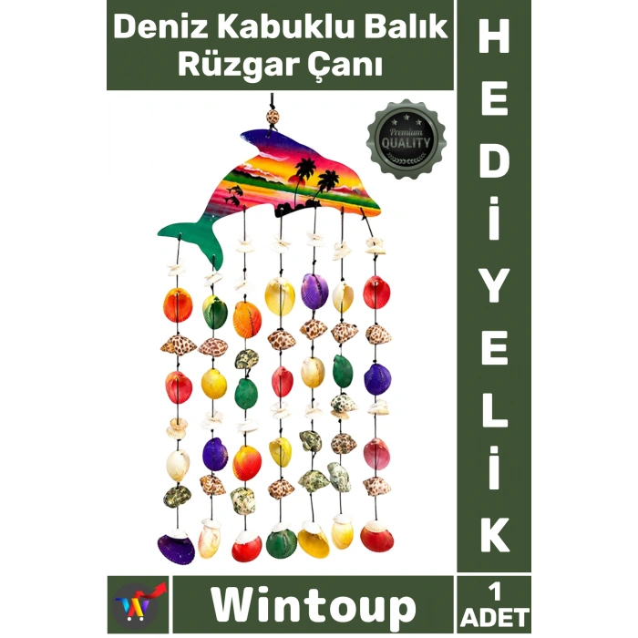Deniz Kabuklu Balık Rüzgar Çanı No:1136