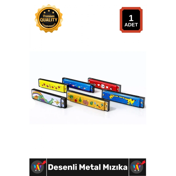 #Mızıka Profesyonel Dayanıklı Ergonomik Kaliteli Akustik Çocuk Yetişkin Kompakt Desenli Metal Mızıka