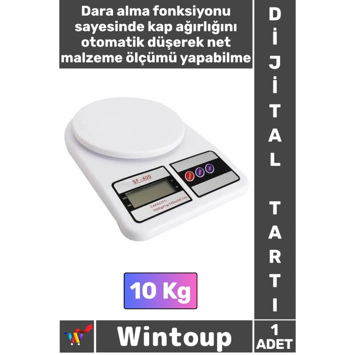 #Tartı Elektronik LCD Ekran 1 Gr Hassas Ölçüm Diyet Sporcu Mutfak Tartısı Şık Dijital Terazi 10 kg
