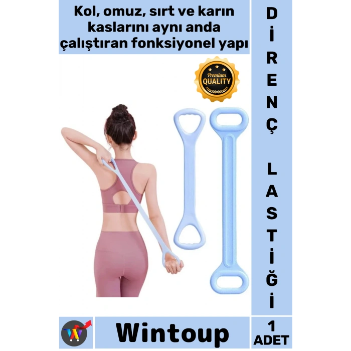 #Egzersiz Pilates Yoga Fitness Kondisyon Kas Geliştirici Esnek Dirençli Şık Silikon Egzersiz Lastiği