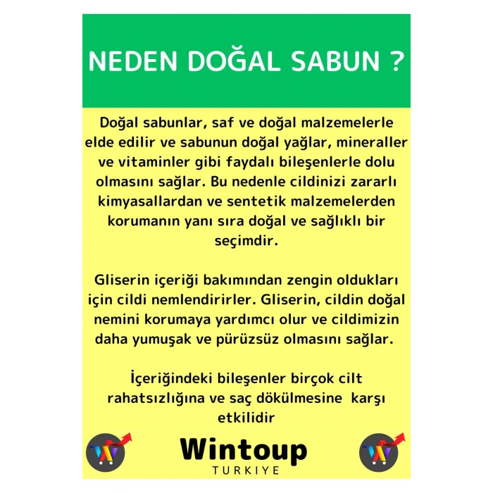 Doğal Sarı Kantaron Sabunu Özel Üretim Tüm Cilt Tipleri İçin Uygun 5 Adet 100gr