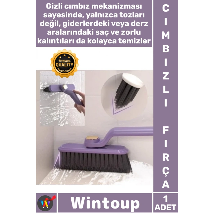 #Fırça Fayans Derz Pencere Rayı Köşe Toz Giderici Banyo Döner Başlıklı Cımbızlı Temizlik Fırçası