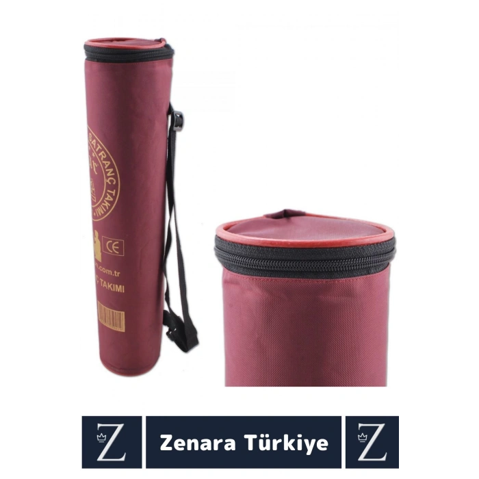 Eğitici Aile Ev Arkadaş Kamp Piknik Zeka Strateji Beceri Geliştirici TAŞIMA ASKILI BÜYÜK BOY SATRANÇ