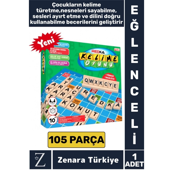 Eğitici Dil Bilgisi Mantık Yürütme Becerisi Geliştirici Eğlenceli Takım Grup KELİME OYUNU