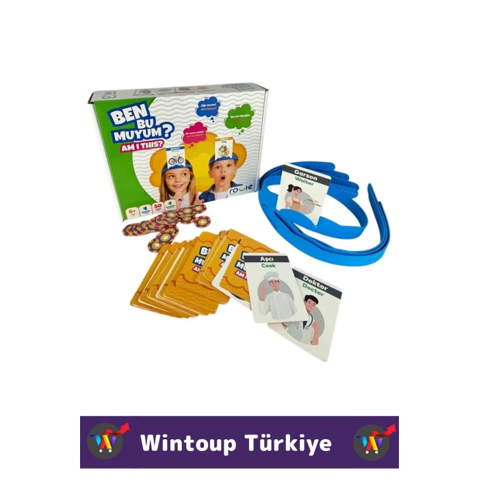 Eğitici Görsel Algı Hafıza Dikkat Bilgi Beceri Gelişimi Çocuk Yetişkin Oyun BEN BU MUYUM ?
