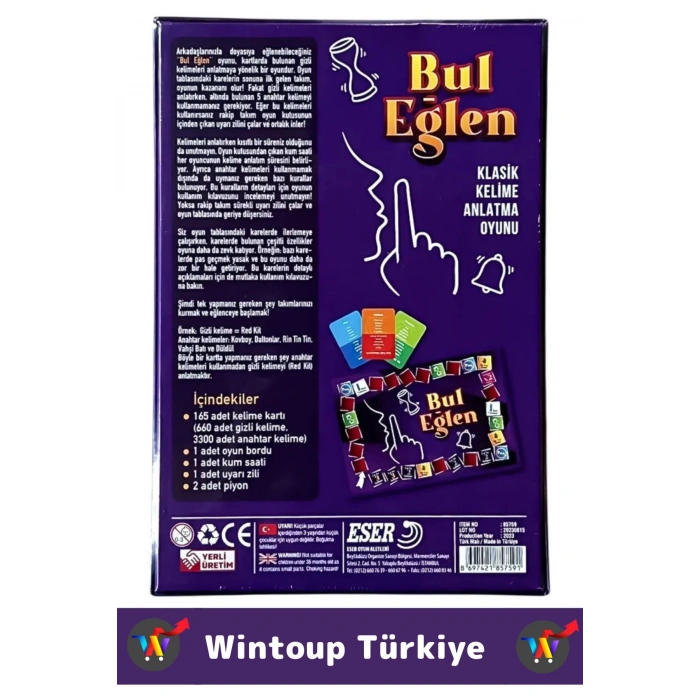 Eğitici Görsel Algı Hafıza Dikkat Bilgi Beceri Zeka Gelişimi Çocuk Yetişkin Oyun BUL EĞLEN