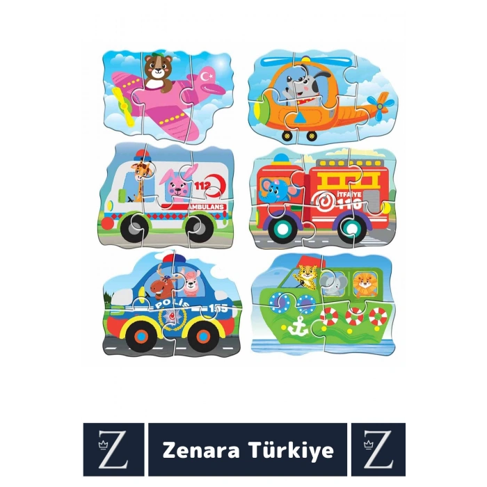 Eğitici Zeka El Göz Koordinasyonu Geliştirici Araçları Tanıma Çocuk Eğlenceli MY BEST PUZZLE-ARAÇLAR