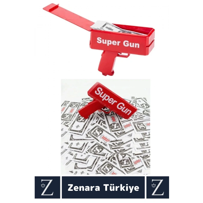 Eğlenceli Düğün Doğum Günü Kutlama Parti Hediye Noel Kupon Kartvizit Para Dolar Saçma Tabancası